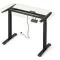 Vicco Elektrisches, Schwarz, Metall, Rechteckig, 180x120x57.5 cm, Arbeitszimmer, Schreibtische, Computertische