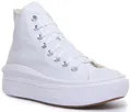 CONVERSE 568498C Weiß Schwarz CT Wie Film Elivated Sohle Hi Größe EU 36-42