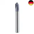 Fasenfräser Gravierfräser 6mm Schaft 90 Grad V Nutfräser VHM 3 Flöten Graviersti