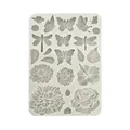 Stamperia - Silicon Mould A5 for Scrapbooking, Bullet Journals and More, Butterflies and Flowers, Non-Stick, Suitable for Air-Dry Clay and More, Perfect for Crafts and Gifting (Secret Diary)