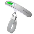 Gepäckwaage Digitale Hängewaage 50kg Silber Reise Fischwaage LED