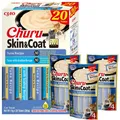 INABA Churu Skin&Coat cremige Katzensnacks Thunfisch getreidefrei 20x14g