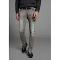 Bruno Banani Straight-Jeans Hutch gerade geschnittenes Bein, niedrige Leibhöhe, reguläre Passform grau 36
