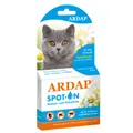 ARDAP Spot On Floh- und Zeckenschutztropfen für Katzen über 4 kg 3 x 0,8 ml