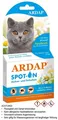 ARDAP Spot-On Katzen 3x0,8 ml Floh- & Zeckenschutz MHD 04/2028