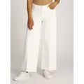 Tommy Hilfiger Weite Jeans WIDE LEG HW LOU mit Logo-Badge, mit Nieten, mit Bügelfalten beige 28