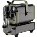 Wiltec Airbrush Kompressor HS-679F 1/6 PS, Druckluftkompressor 28 l/min Luftzufuhr, Kompressor für Airbrush-Pistole mit Halterung, Luftkompressor ...