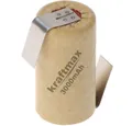 kraftmax 10x SUB-C Akku Zelle - 3000mAh / 1,2V / NIMH - mit Lötfahne Z-Form Akku Kraftmax SUB-C NiMH Akku 3000 mAh / 1,2 V Z-Lötfahne 3000 mAh (1,2V V, 1 St), Lange Lebensdauer