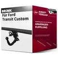 Für Ford Transit Custom Typ V710 / NRN (Brink) Anhängerkupplung abnehmbar neu