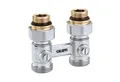 Caleffi Heizkörperthermostat Caleffi Hahnblock 1/2" x 3/4" Durchgang Doppel Heizkörper Anschluß