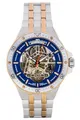 Carl von Zeyten Herrenuhr Original NEU Urberg Herrenuhr Bicolor Blau Skelettuhrwerk Saphirglas Automatik 46mm- CVZ0094RBLM