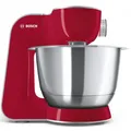 Bosch MUM58720 Styline Küchenmaschine Deep Rot/Silber 1000 Watt EasyArmLift NEU