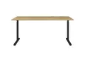 Germania Schreibtisch 4252-582 GW-Profi, in Grandson-Eiche-Nb./Schwarz, me. höheneinstellbar, 160 x 80 x 80 cm (BxHxT)