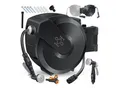 KESSER® Schlauchtrommel mit Gartenschlauch Wasserschlauchtrommel zur Wandmontage Wandhalterung 180° schwenkbar & automatische Aufrollung Wand-Schlauchbox inkl. 7-Funktionen Handbrause
