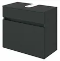 HELD MÖBEL Unterschrank Unterbeckenschrank Baabe 60 cm graphit/matt grau