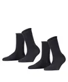 FALKE Socken Happy 2-Pack Socken (2-Paar) Set aus 2 Paar Baumwollstrümpfen