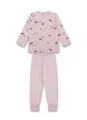 Sanetta Mädchen-Schlafanzug mit Pferden lang rosa | Hochwertiger und bequemer Schlafanzug aus Baumwolle für Mädchen. Pyjamaset für Mädchen 098