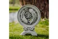 gartendekoparadies.de Gartenfigur Skulptur mit Koi-Fischen, Steinfigur, H. 52 cm, 18 kg, Frostsicher
