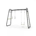 EXIT GetSet Monkeybar MB210, Monkey Bar Klettergerüst für Draußen, Spielgerät für Kinder, Grau - Grau