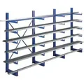 Kragarmregal K1000 B3750xT500xH2000 mm blau Tragkraft 4800kg gesamt - Artikel: 7830493463