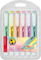 STABILO Marker Textmarker swing cool Pastel Edition Etui 6 Stifte (5 Stück)