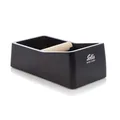 Solis Knock Box - Abklopfbehälter Kaffeesatz - Ausklopfschale für Kaffeesatz - 8 x 11,5 x 22cm - Schwarz