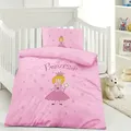 Optidream Renforcé Kinderbettwäsche Prinzessin 100x135 cm + 40x60 cm - pink