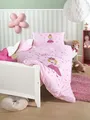 Optidream Renforcé Bettwäsche 100x135 cm 40x60 cm Prinzessin Rosa