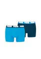 PUMA Boxer Boxershorts Men Herren Everyday Unterhose Unterwäsche 2er Pack, Farbe:Speed Blue, Bekleidungsgröße:M