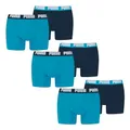 PUMA Herren Boxer Boxershorts Shorts Unterhosen Comfort Stretch 6er Pack, Wäschegröße:M, Artikel:-013 Speed Blue