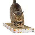 Kratzbrett für Katzen Kratzi Pad 46,5 x 17,5 x 3,4 cm Kratzpappe Kratzmatte Krallenpflege