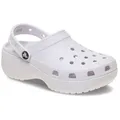Crocs Classic Platform Clog W Clog Sommerschuh, Schlappen, Hausschuh, trendige Plateausohle lila 42 EU