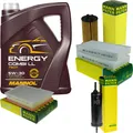 MANN-FILTER Inspektionspaket MANNOL 5L Energy Combi LL 5W-30 für MINI Mini