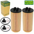 2X MANN FILTER HU 6015 Z KIT ÖLFILTER FÜR BMW F45 F46 F48 I12 MINI F55 F54 F56
