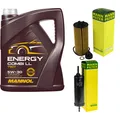 MANN-FILTER Inspektionspaket 5L MANNOL Combi LL 5W-30 für MINI Mini Cooper One