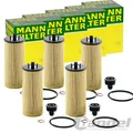 5x MANN-FILTER HU 6015 z KIT ÖLFILTER MIT DICHTUNG FILTEREINSATZ 5-STÜCK!