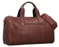 Gusti Leder Reisetasche Hall - Sporttasche Boardtasche Ledertasche Weekender Handgepäck Braun Herren Leder 25L