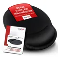 Mauspad mit Gelkissen aus Memoryschaum – 23x26cm  Mousepad mit Handauflage Mo...