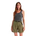 Essential Rib Tank Caraway Stripe Caviar