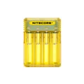 Nitecore Q4 - Ladegerät für Li-Ion Akkus, 4 Farben (gelb)