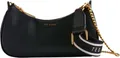 Ted Baker Umhängetasche Schultertasche Essiy Webbing Leather Crossbody Bag Black schwarz
