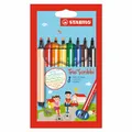 Fasermaler Trio Scribbi 8er Etui gefederte Spitze