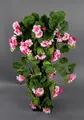 Geranienhänger 70cm rosa ZF Kunstpflanzen künstliche Geranie Blume