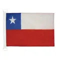 AZ FLAG Bootflagge Chile - 45x30 cm - Chilenische Bootsfahne 30 x 45 cm Marine Flaggen - Flaggen