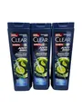 6 x Clear Men Anti-Talg Shampoo Anti-Schuppen mit Zitronenextrakten für fettiges Haar - 6 Flaschen à 225 ml