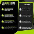 Broken Head Gasman Motorradhelm + Schwarzes Visier