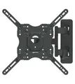 Amazon Basics TV-Wandhalterung, Schwenk-/Neigbare TV-Halterung für Flache/Gebogene Fernseher/Monitore 26–55 Zoll bis 36kg, TV-Halterung, Max. VESA 400mm x 400mm, Schwarz
