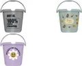 keeeper Deco-Putzeimer ilvie "Not AI", rund, 10 Liter Farbe: nordic-grey, mit Aufdruck, Material: PP, - 1 Stück (1260013034500)