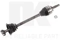 NK ANTRIEBSWELLE 625,7mm VORNE LINKS passend für RENAULT CLIO KANGOO THALIA TWIN