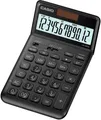 Casio Tischrechner JW-200 SC, 12-stelliges BIG LC-Display, Solar-/Batteriebetrieb, schwarz 166415